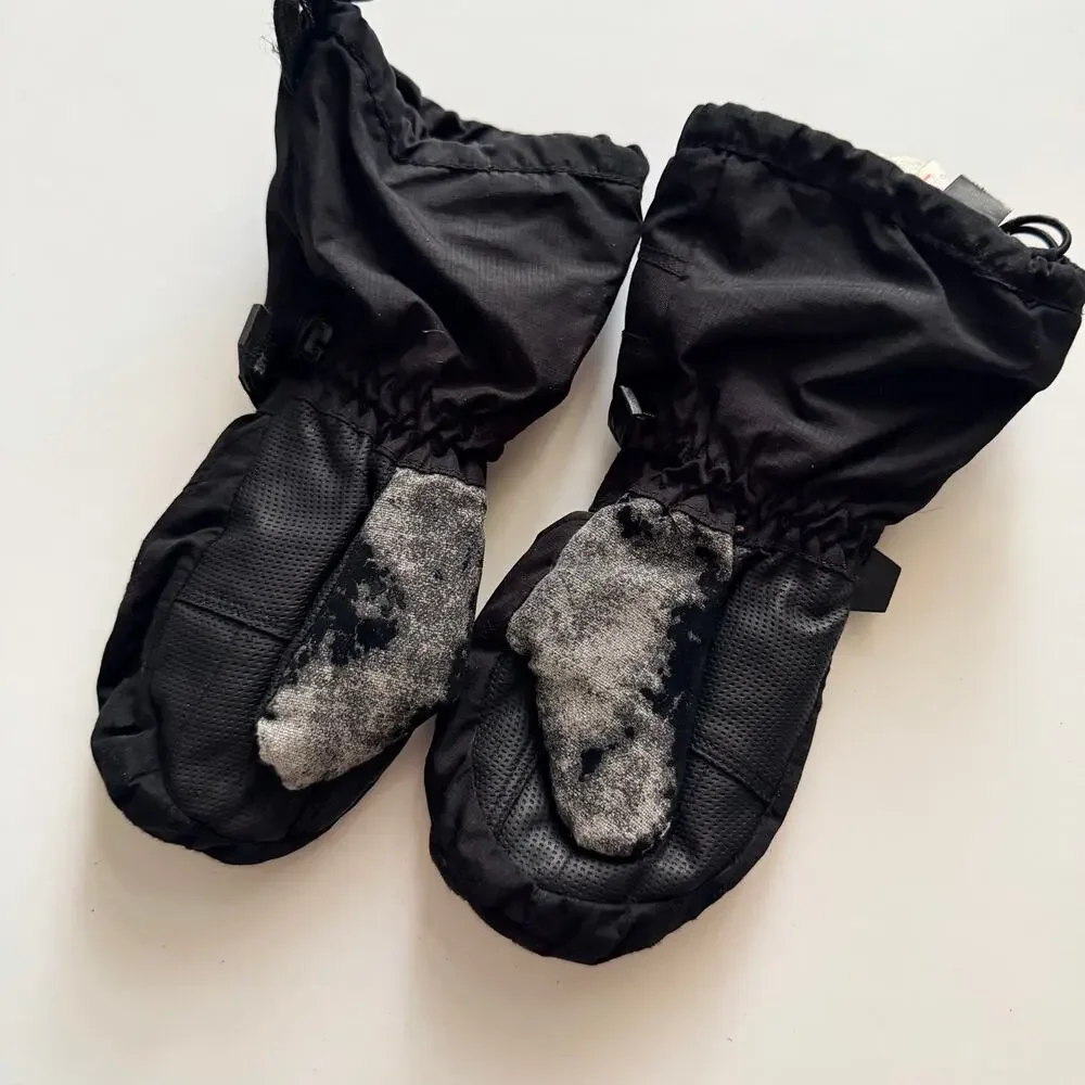 REI Black Winter Mittens - Size 3T - Worn see photos